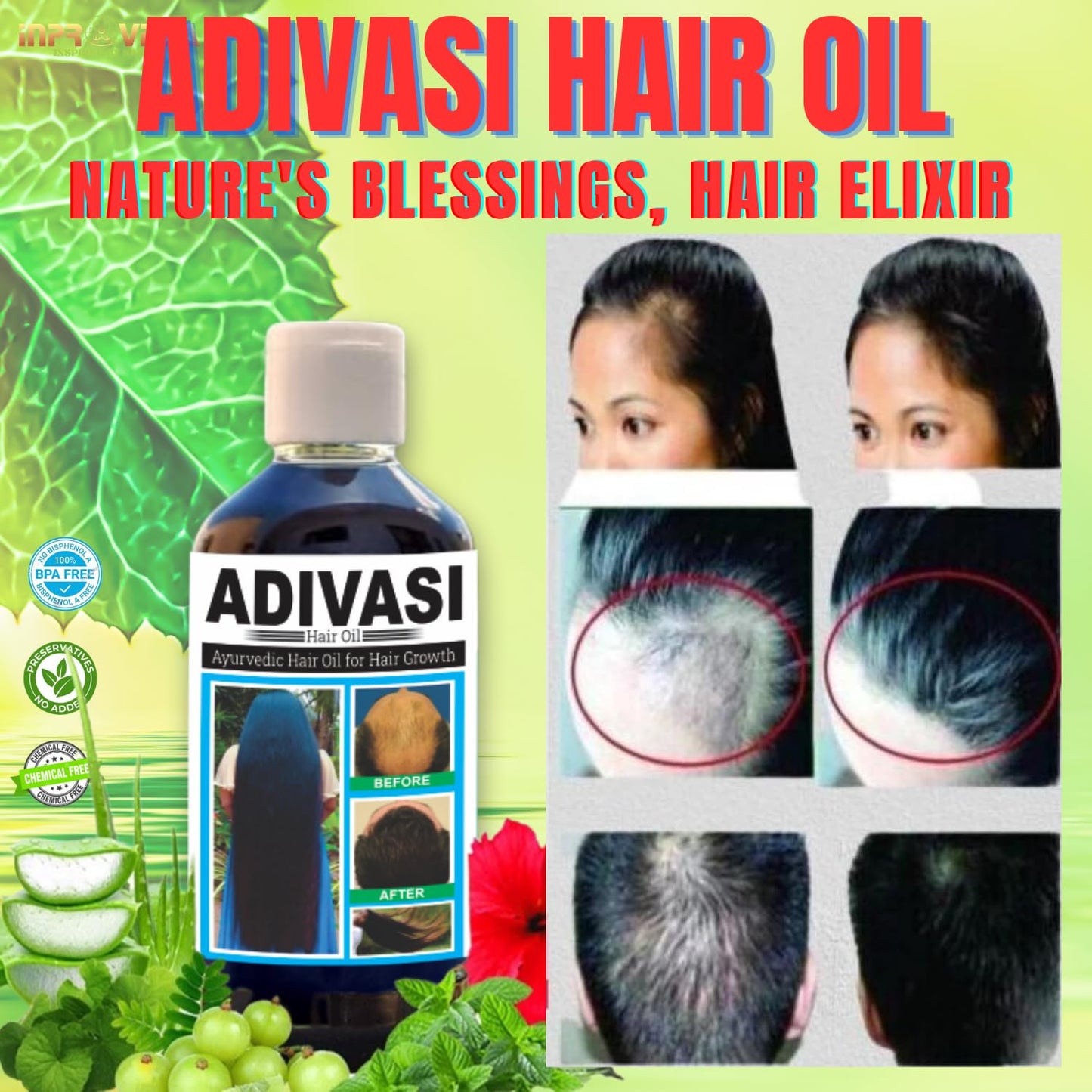 5) Adivasi Herbal Magic Hair Oil