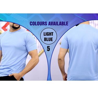 6)Fidato Pack of 10 Half Sleeves Round Neck T-shirts with Free Digital Watch