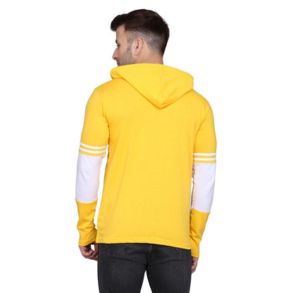 Denzolee Colorblocked Men's Hooded T-Shirt